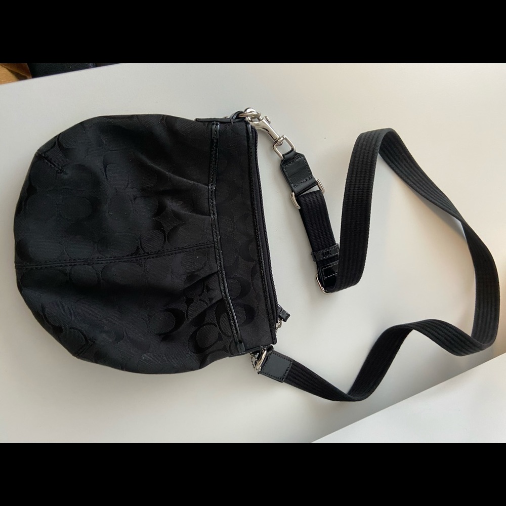 Black coach cross body
